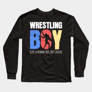 Wrestling Boy Long Sleeve T-Shirt